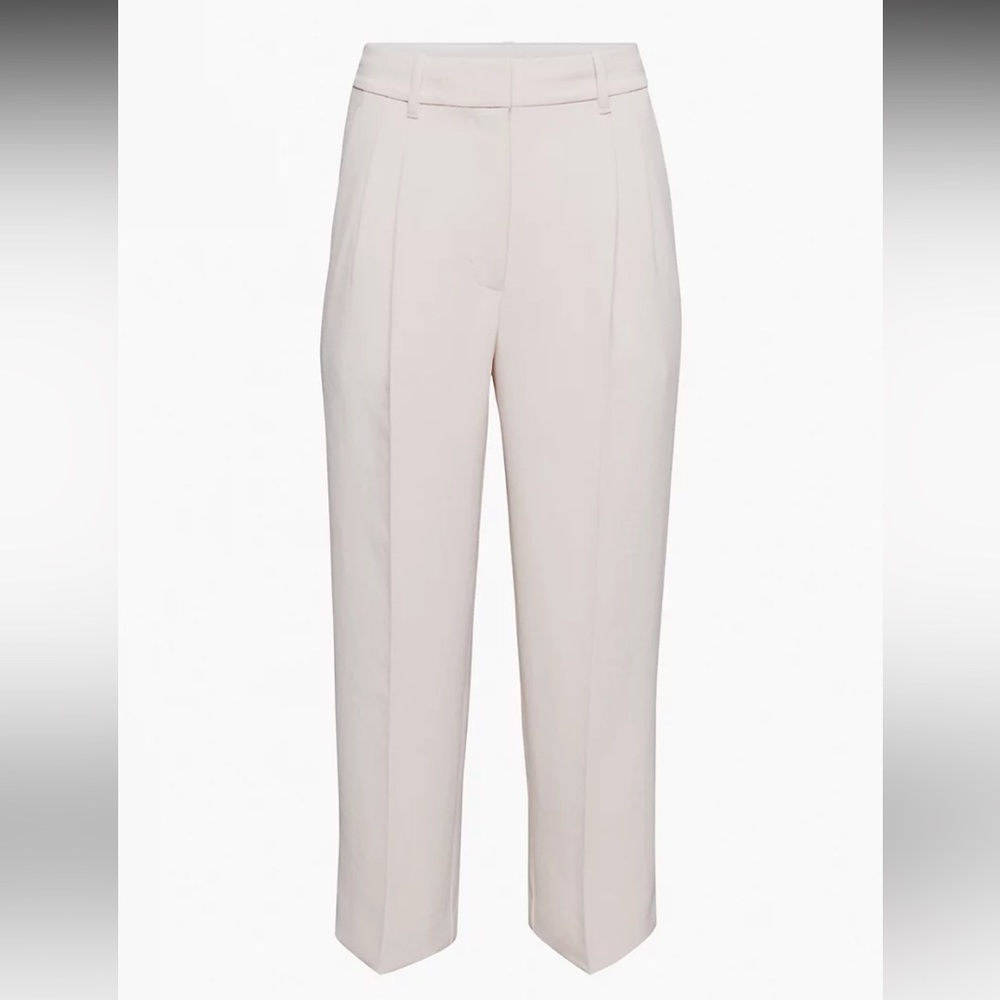 Aritzia Wilfred Effortless Cropped Pant - Crop Grey Purple